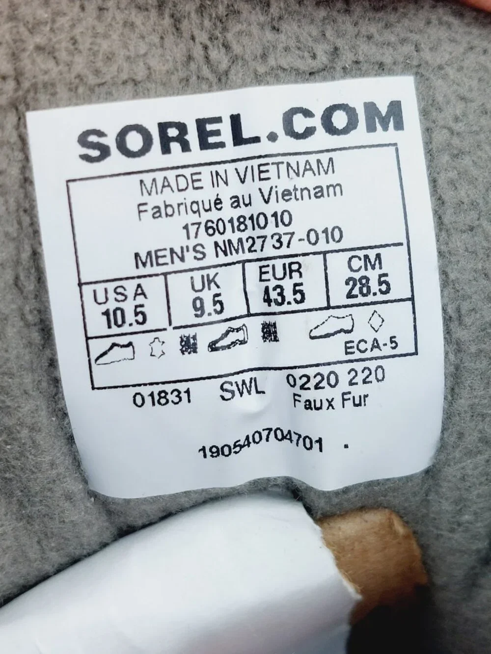 Sorel men black